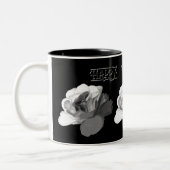 Tasse 2 Couleurs Rose gothique d'Halloween (Gauche)