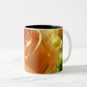 Tasse 2 Couleurs Rose jaune en pleine floraison (Devant droit)