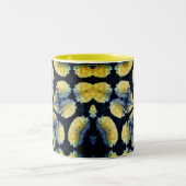 Tasse 2 Couleurs Rose jaune Kaleidoscope (Centre)