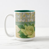 Tasse 2 Couleurs Rose jaune personnalisé (Gauche)