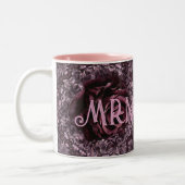 Tasse 2 Couleurs Rose Mandala (Gauche)
