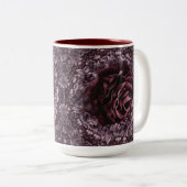 Tasse 2 Couleurs Rose Mandala (Devant droit)