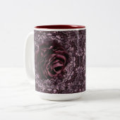 Tasse 2 Couleurs Rose Mandala (Devant gauche)