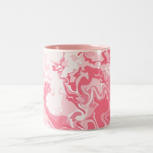 Tasse 2 Couleurs Rose marbré (Centre)
