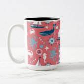 Tasse 2 Couleurs Rose marin (Gauche)