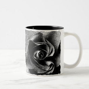 TASSE 2 COULEURS ROSE NOIR
