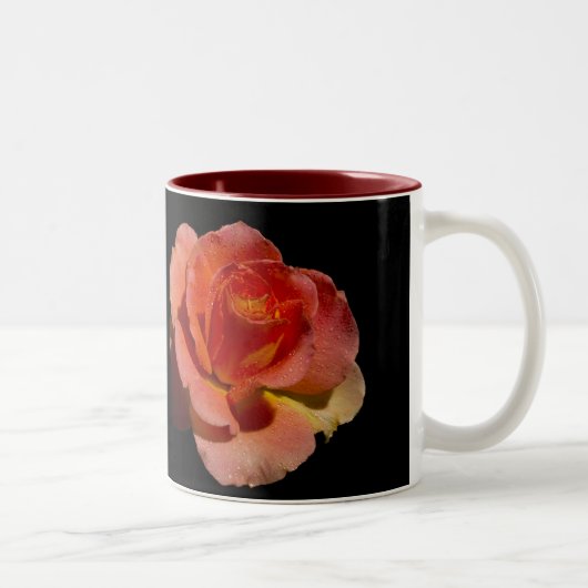 Tasse 2 Couleurs Rose orange (Droit)