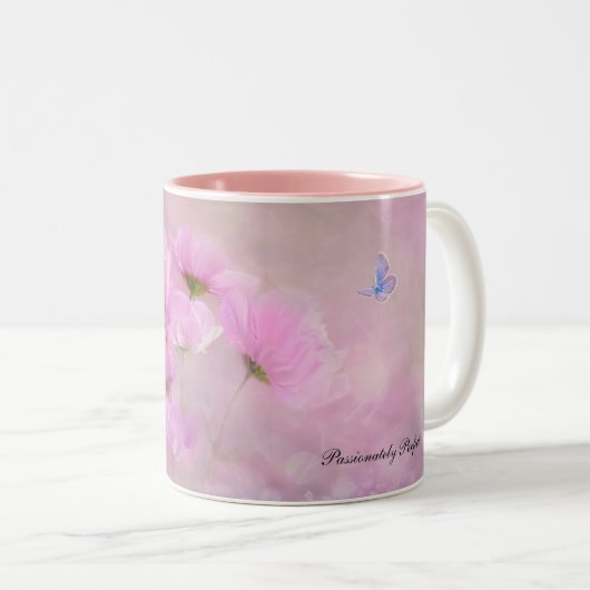 Tasse 2 Couleurs Rose parfait (Devant droit)