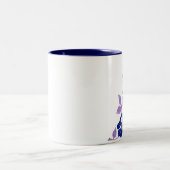 Tasse 2 Couleurs Rose pourpre sauvage (Centre)