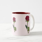 Tasse 2 Couleurs Rose rouge (Devant droit)