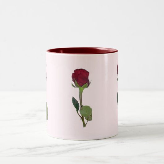 Tasse 2 Couleurs Rose rouge (Centre)