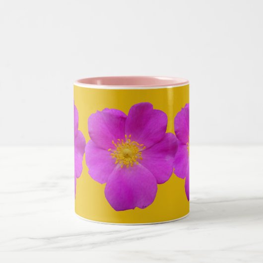 Tasse 2 Couleurs Rose sauvage 2 (Centre)