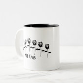 TASSE 2 COULEURS ROSE TOUTE LA JOURNÉE (Devant gauche)