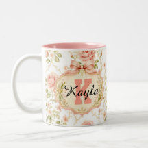 rose vintage personnalisé floral