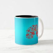 Tasse 2 Couleurs Roses et espoir (Devant droit)