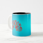 Tasse 2 Couleurs Roses et espoir (Devant gauche)