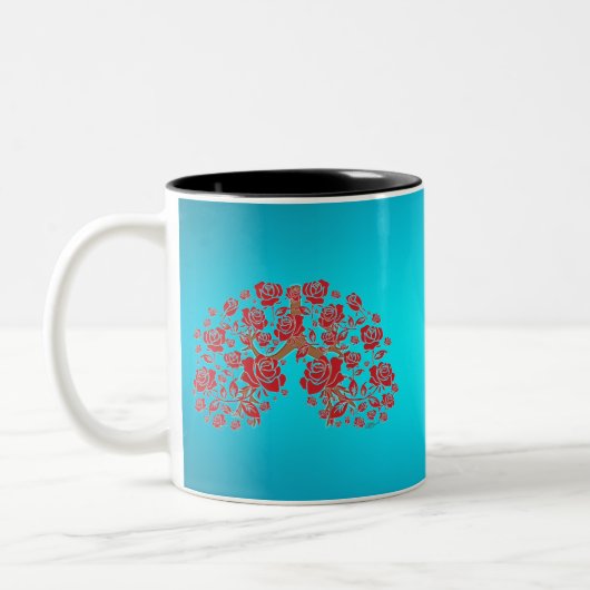 Tasse 2 Couleurs Roses et espoir (Gauche)