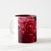 Tasse 2 Couleurs Roses rouges (Devant gauche)
