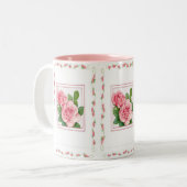 Tasse 2 Couleurs Roses Tasse-Roses (Devant gauche)