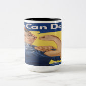 Tasse 2 Couleurs Rosie the Riveter (Centre)