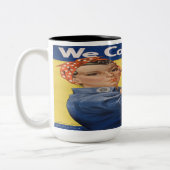 Tasse 2 Couleurs Rosie the Riveter (Gauche)