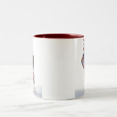 Tasse 2 Couleurs Rotation de boule de scooter sur la tête (Centre)