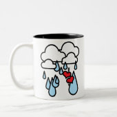 Tasse 2 Couleurs Rothenhagen "pleuvant des coeurs " (Gauche)