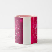 Tasse 2 Couleurs Roue d'astrologie Signes étoiles (Centre)