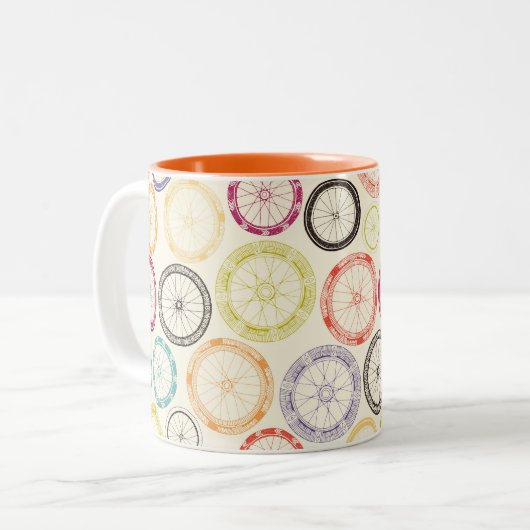 Tasse 2 Couleurs roues (Devant gauche)