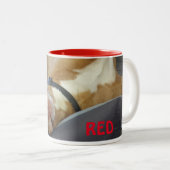 Tasse 2 Couleurs Rouge (Devant droit)