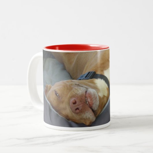 Tasse 2 Couleurs Rouge (Devant gauche)