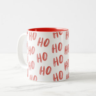 Tasse 2 Couleurs Rouge Blanc Ho Ho Ho