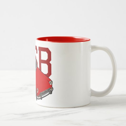 Tasse 2 Couleurs Rouge de MGB (Droit)