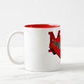 Tasse 2 Couleurs Rouge de MGB (Gauche)