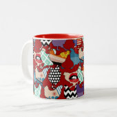 Tasse 2 Couleurs Rouge de poulet Cincinnati (Devant gauche)