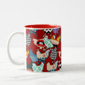 Tasse 2 Couleurs Rouge de poulet Cincinnati (Gauche)