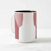 Tasse 2 Couleurs Rouge et blanc (Devant gauche)