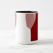 Tasse 2 Couleurs Rouge et blanc (Centre)