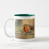 Tasse 2 Couleurs Rouge-gorge (Gauche)