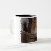 TASSE 2 COULEURS ROUGE-GORGE (Devant gauche)