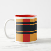 Tasse 2 Couleurs Rouge gras jaune bleu poli (Gauche)