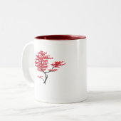Tasse 2 Couleurs Rouge naturel (Devant gauche)