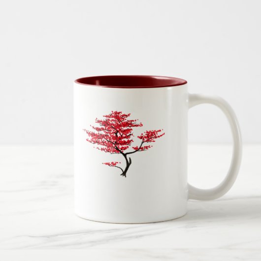 Tasse 2 Couleurs Rouge naturel (Droit)