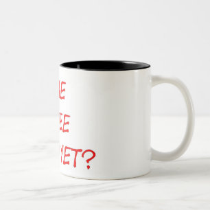 Tasse 2 Couleurs rouge prêt de café