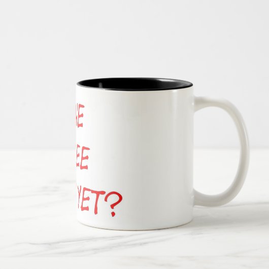 Tasse 2 Couleurs rouge prêt de café (Droit)