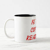 Tasse 2 Couleurs rouge prêt de café (Gauche)