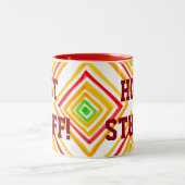 Tasse 2 Couleurs Rouge vert et jaune (Centre)