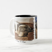 Tasse 2 Couleurs Rough Collie Art Don (Devant gauche)