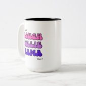 Tasse 2 Couleurs Rough Collie Mama (Devant gauche)