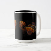 Tasse 2 Couleurs Rouleaux de violon (Devant droit)